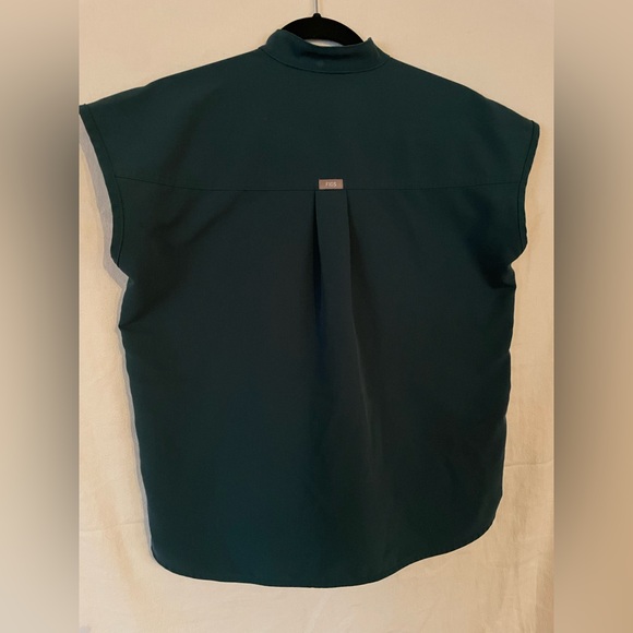 Figs Women’s Dark Green Scrub Top - Picture 3 of 3